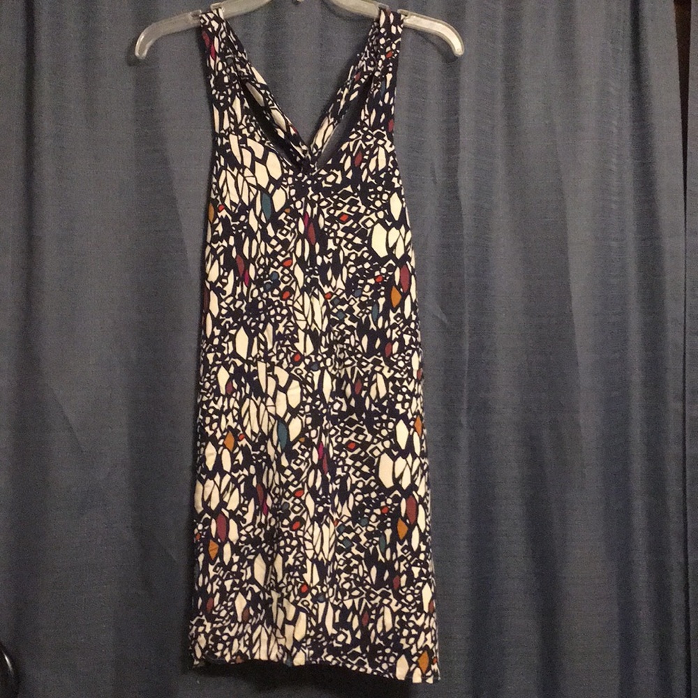 Urban Outfitters Mosaic Cross Back Shift Dress